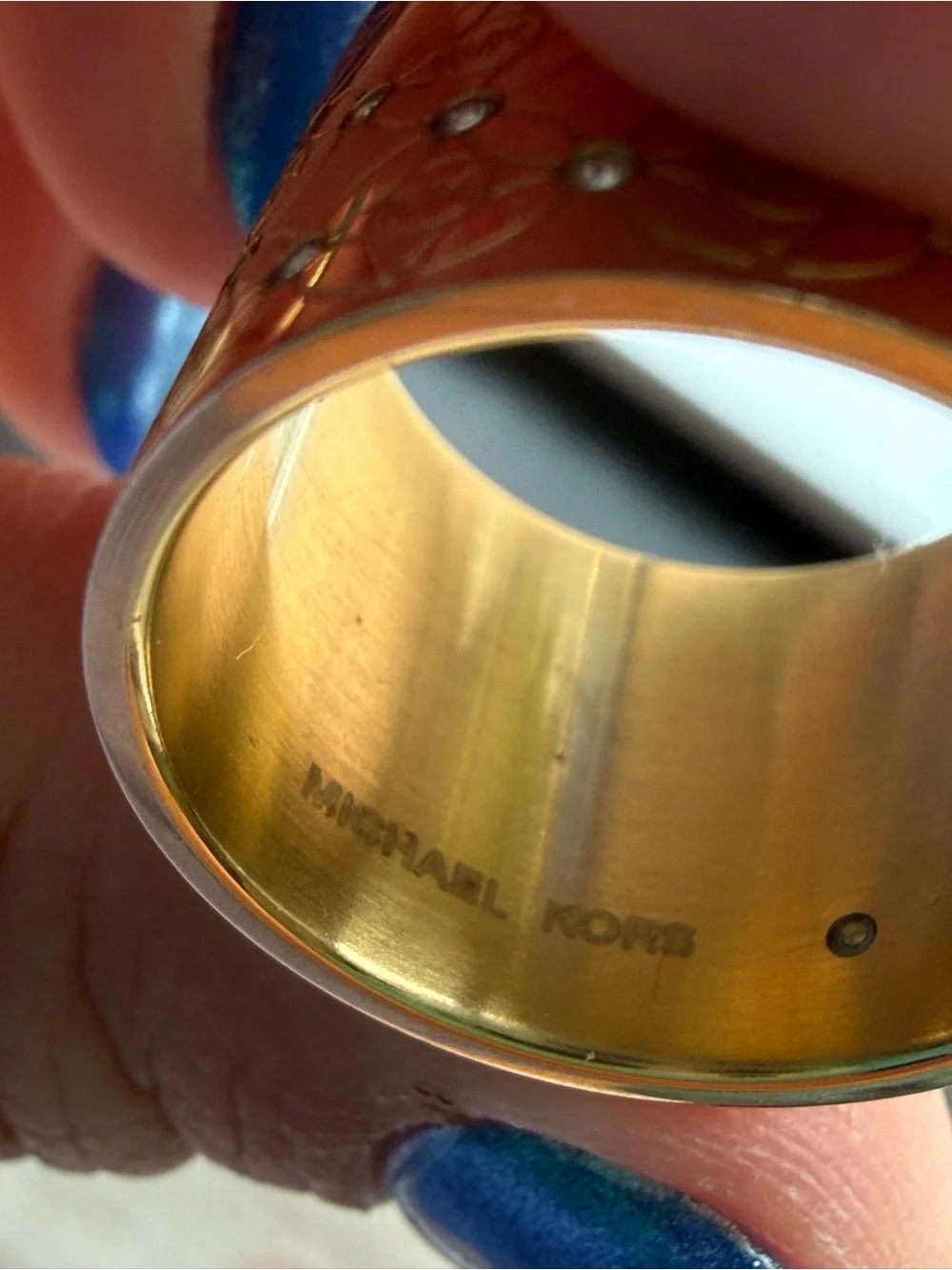 Michael Kors gold plated